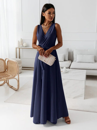 Mara | Elegant V-Neck Maxi Dress