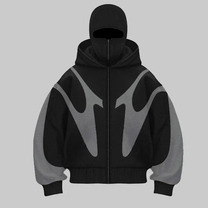 Ellery™ – Streetwear Balaclava Hoodie for Men