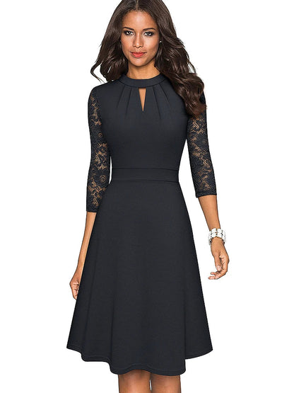 Nora | Elegant Lace Evening Dress