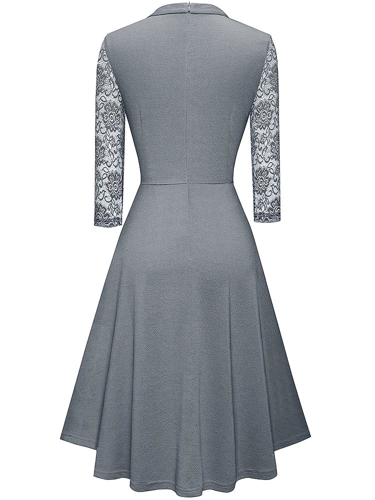 Nora | Elegant Lace Evening Dress