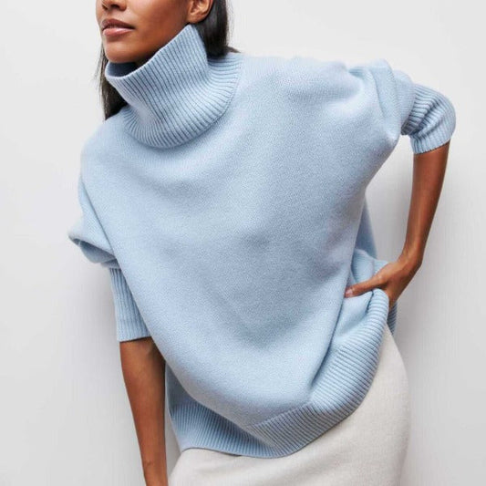 Sienna | Cozy Chic Oversized Turtleneck Sweater for Cold Weather
