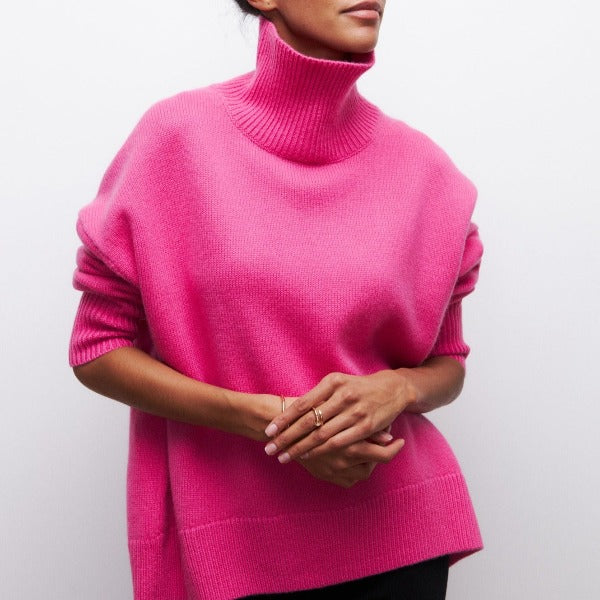 Sienna | Cozy Chic Oversized Turtleneck Sweater for Cold Weather