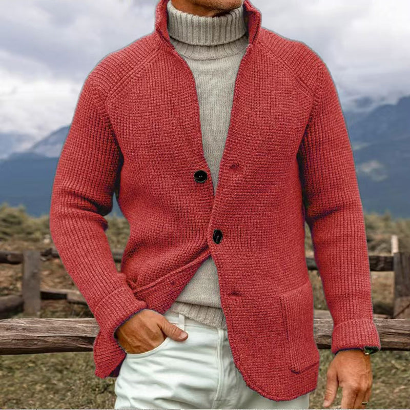 ERWIN - KNITTED JACKET IN COARSE KNIT LOOK