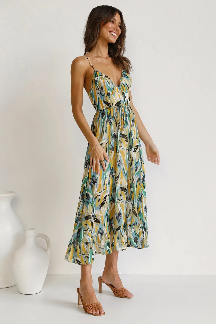 Lila | Vibrant Summer Dress in Multicolor