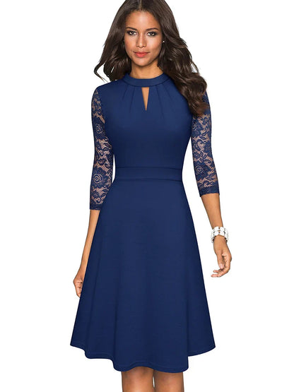 Nora | Elegant Lace Evening Dress