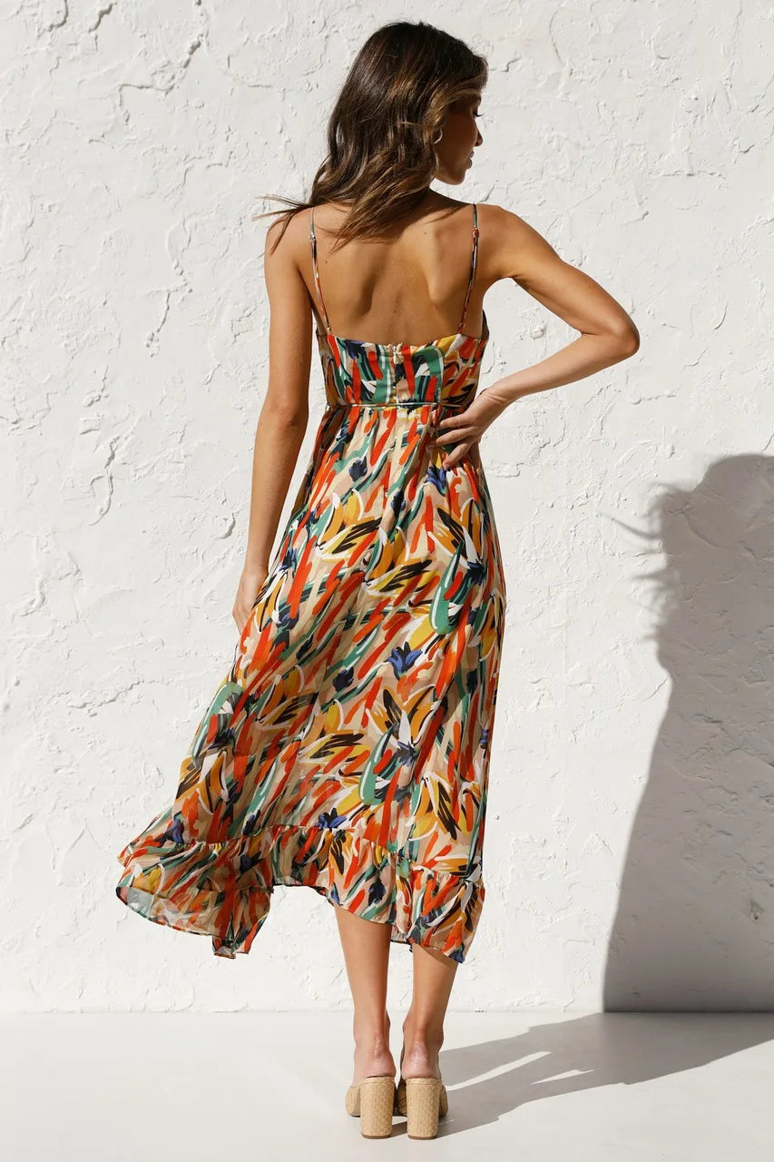Lila | Vibrant Summer Dress in Multicolor