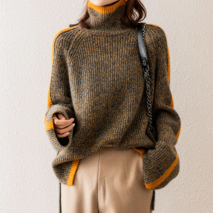 Lydia | Cozy Knit Turtleneck Pullover