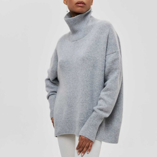 Sienna | Cozy Chic Oversized Turtleneck Sweater for Cold Weather