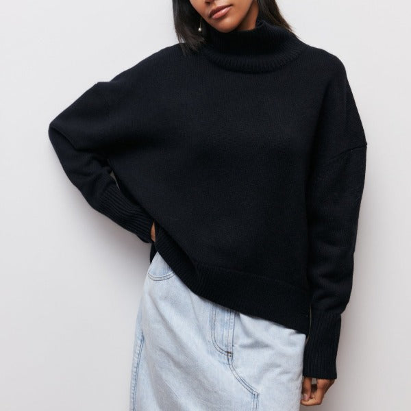 Sienna | Cozy Chic Oversized Turtleneck Sweater for Cold Weather