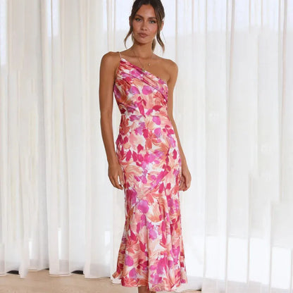 Lyra | Bohemian Floral Off-Shoulder Dress