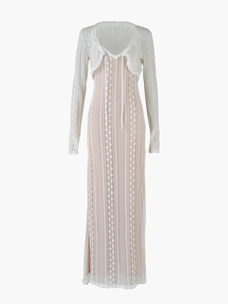 Leila | Elegant Bodycon Maxi Dress