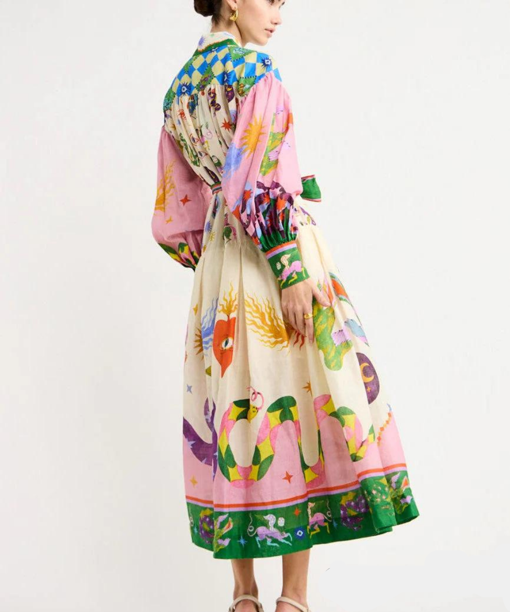 Sienna | Elegant Maxi Italian Dress