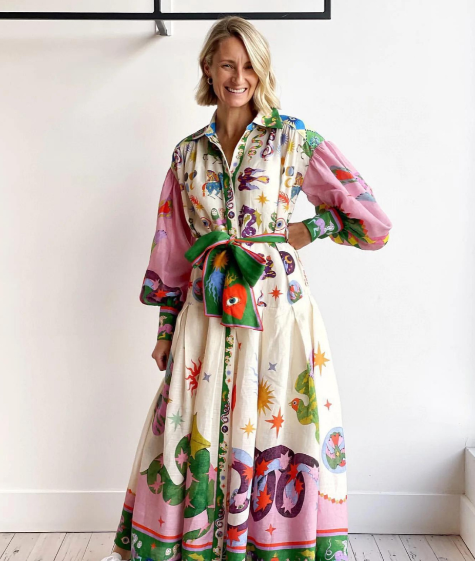 Sienna | Elegant Maxi Italian Dress