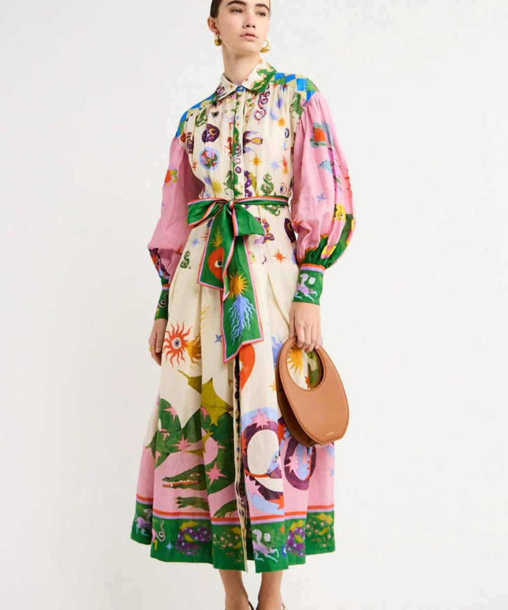 Sienna | Elegant Maxi Italian Dress