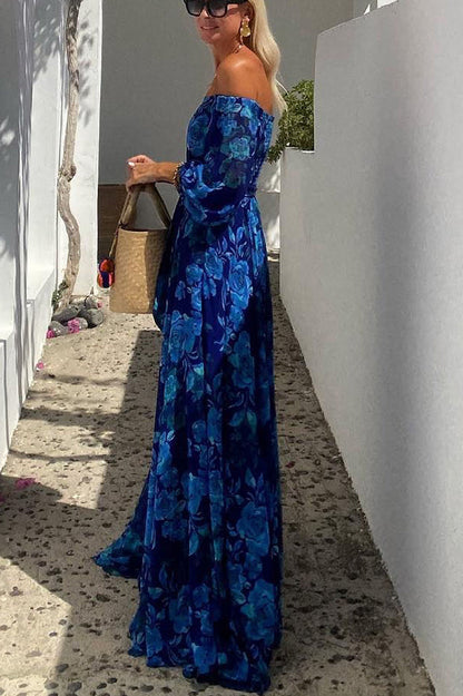 Calista - Floral Off-Shoulder Maxi Dress