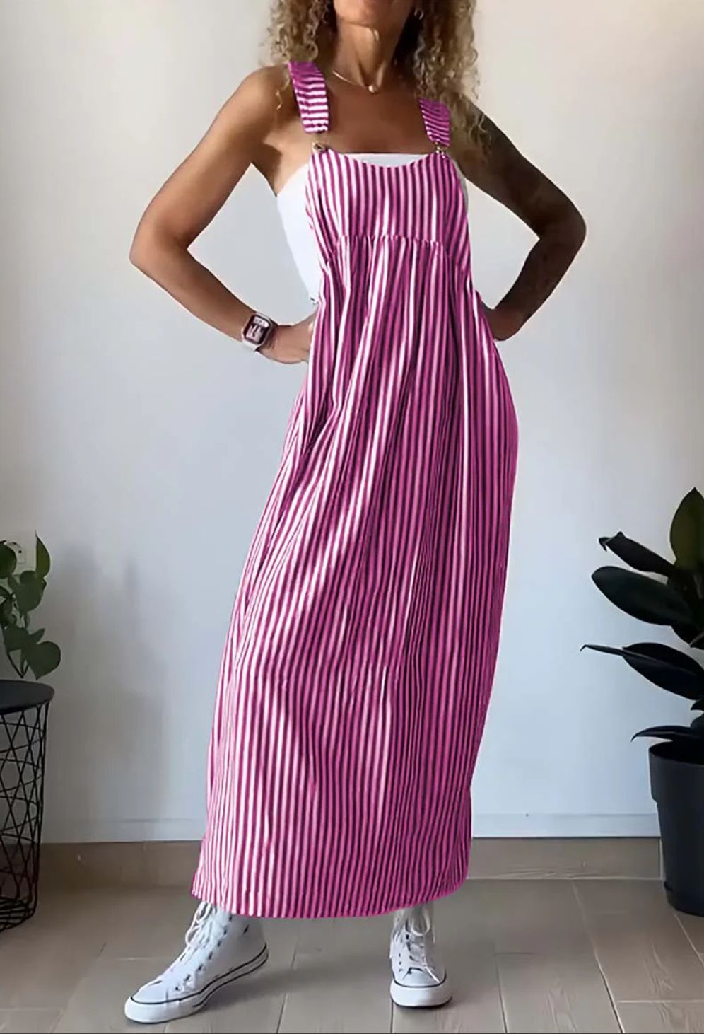 Maris | Striped Enchantment Maxi Dress