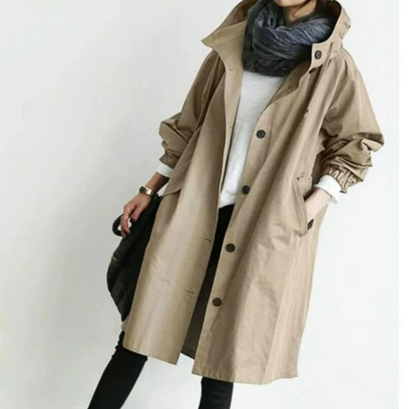 Talia | Chic and Versatile Water-Resistant Trench Coat