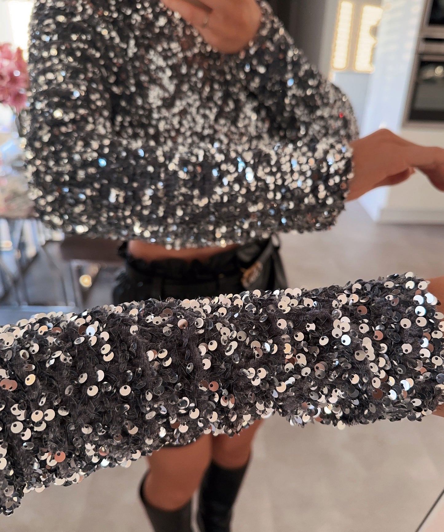 Sienna | Charcoal Chic Skirt