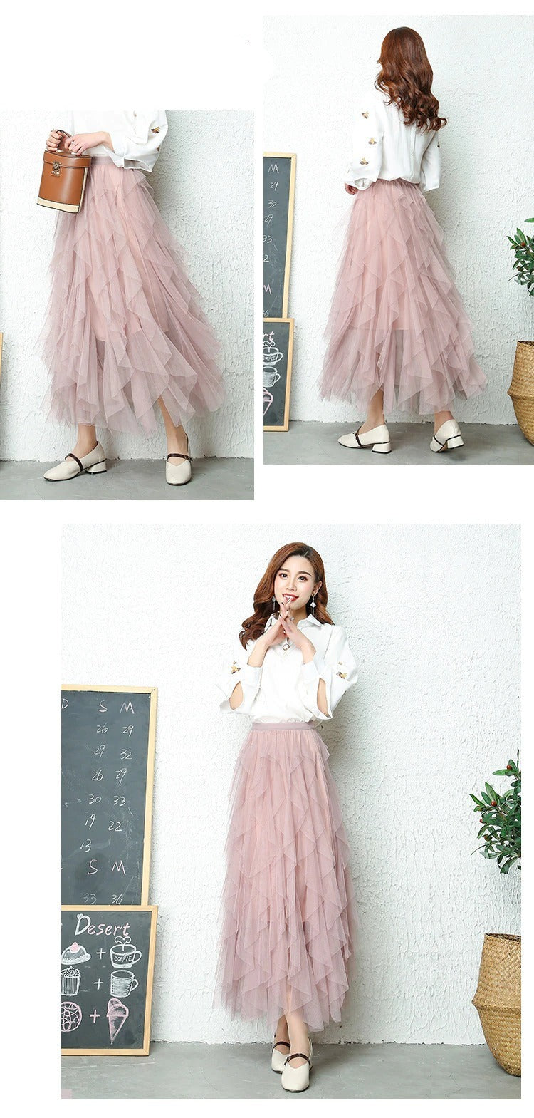 Luna | Elegant High-Waisted Pleated Skirt