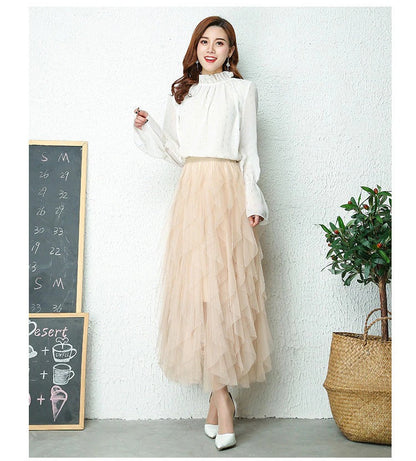 Luna | Elegant High-Waisted Pleated Skirt