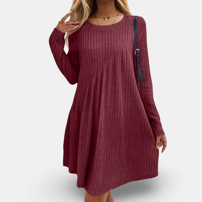 Mabel | Cozy Elegance Long Sleeve Dress