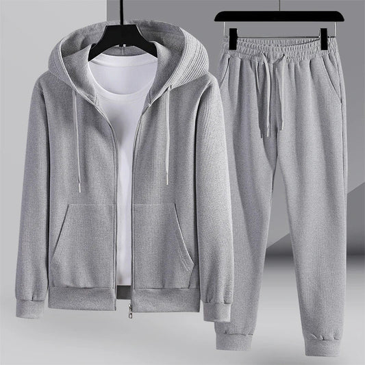 Sergio™ – Cozy Waffle Knit Lounge Set for Men