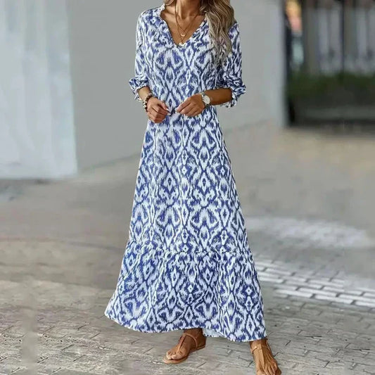 Tess | Elegant Maxi Dress with Half Sleeves