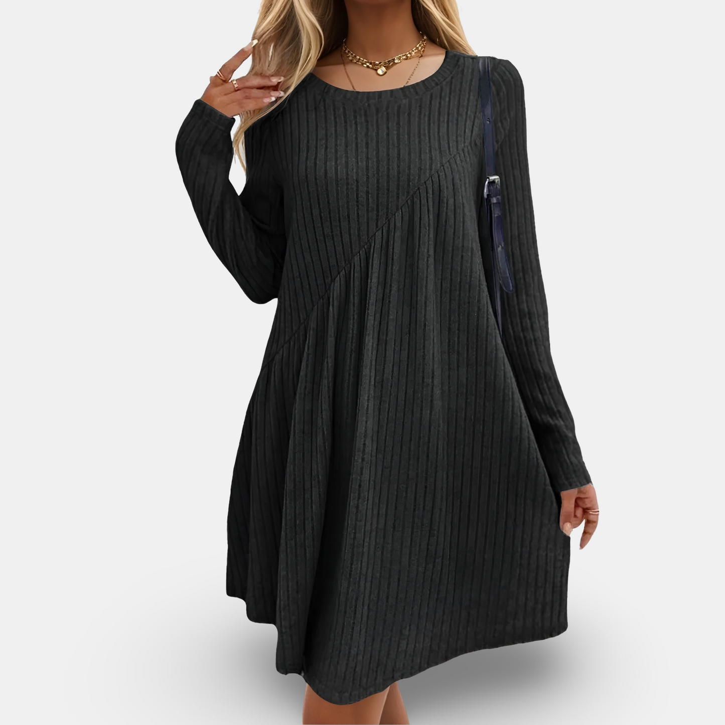 Mabel | Cozy Elegance Long Sleeve Dress