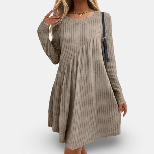 Mabel | Cozy Elegance Long Sleeve Dress