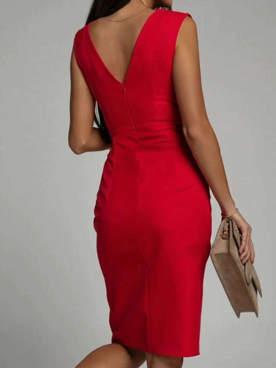 Thalia | Chic V-Neck Romilda Dress