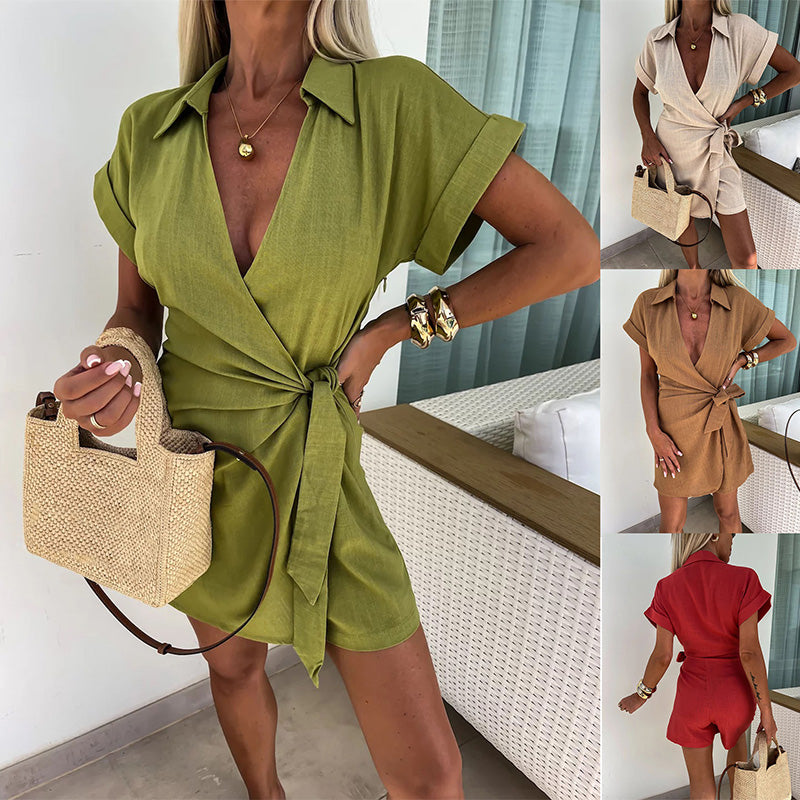 Siena | Elegant V-Neck Dress