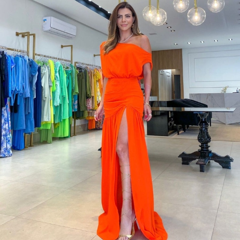 Mira | Elegant Maxi Dress with Slit