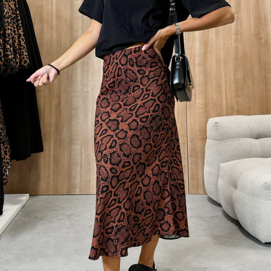 Nina | Trendy Animal Print Skirt