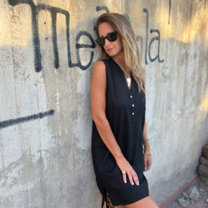 Sienna | Breezy Linen Midi Dress